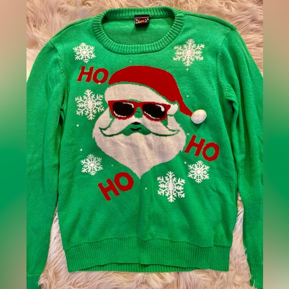 Holiday Sweater / Reindeer and Santa Clause Festive Christmas Sweater Bundle - Picture 3 of 14